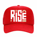 Red RISE Trucker Fit Snapback