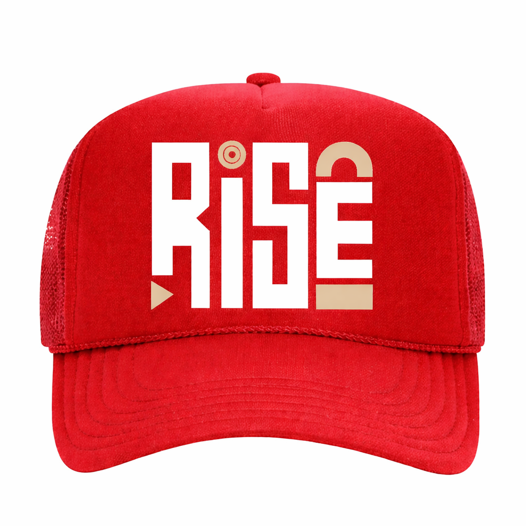 Red RISE Trucker Fit Snapback
