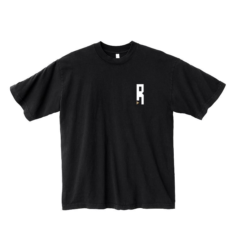 Black RISE Heavyweight Tee